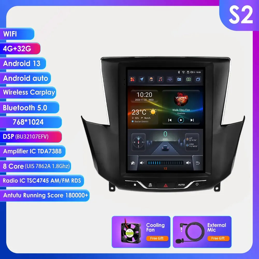 Peugeot 408 2014-2019 9,7" Android 14 Carplay Android auto wireless wifi bt gps 4g AUTMNIEC
