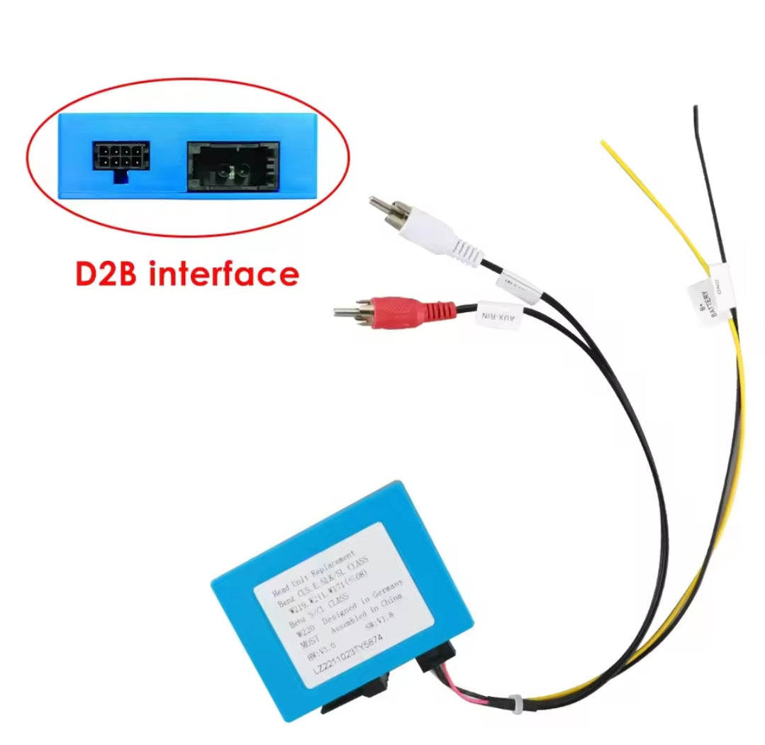Decoder fibra ottica Porsche Cayenne/Mercedes AUTMDCDFOB2