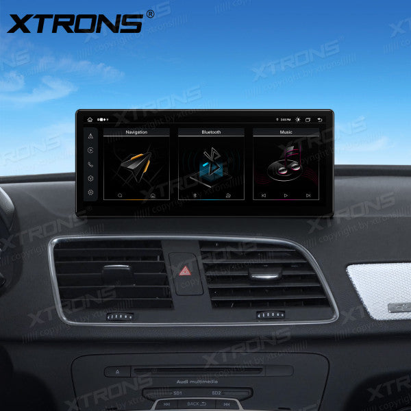 Audi Q3 SQ3 RS13 (2013-2018) MMI Android 14 Octa Core da 12,3" 4+64 GB 4G LTE schermo IPS 2K carplay android auto wireless QLA23Q3