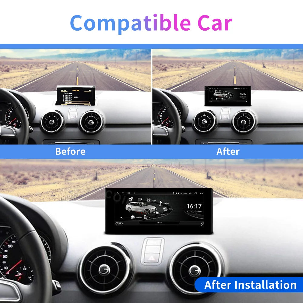 Audi A1 Q2 2013-2019 10,25" Carplay Android auto wireless WIFI GPS Bluetooth AUTM2R3L
