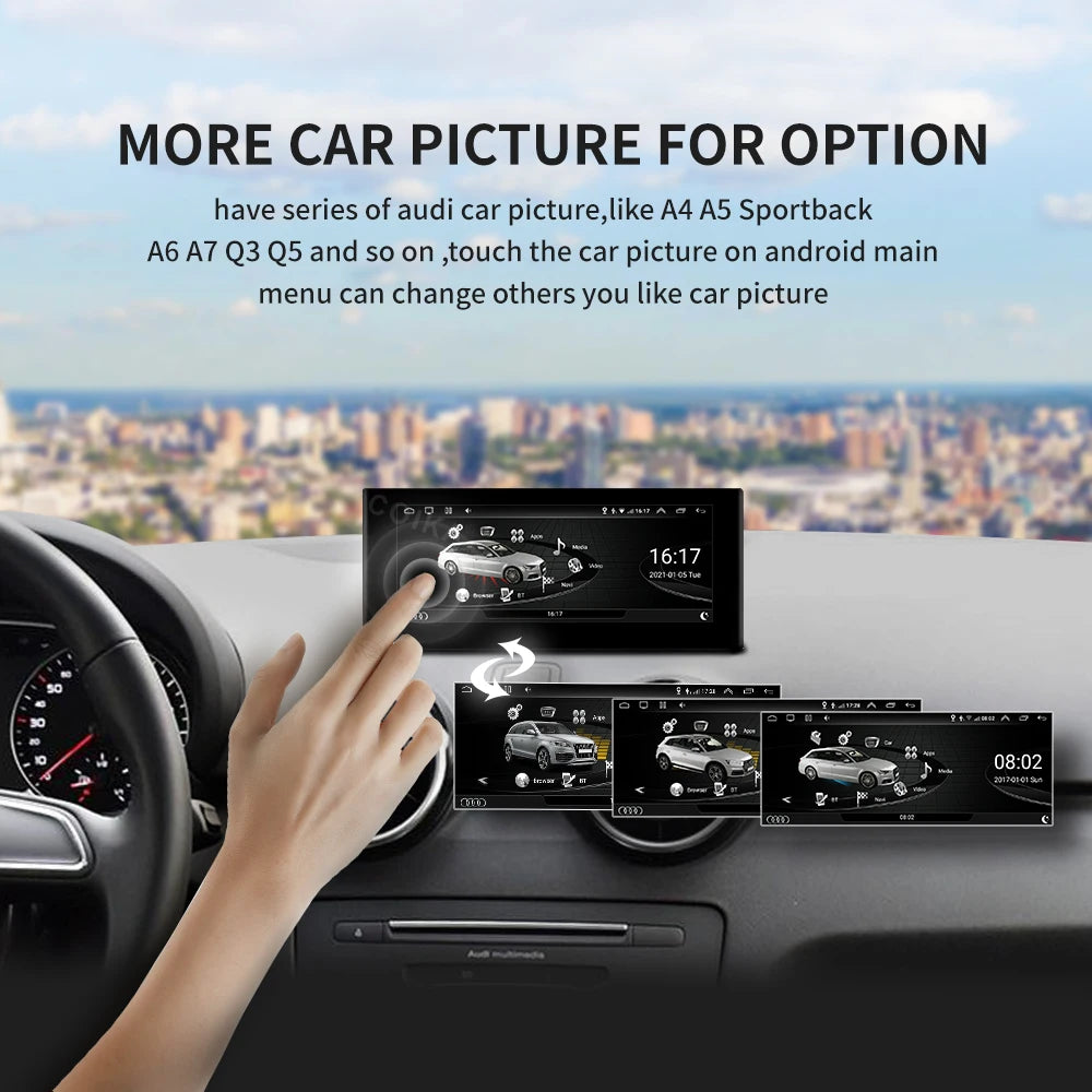 Audi A1 Q2 2013-2019 10,25" Carplay Android auto wireless WIFI GPS Bluetooth AUTM2R3L