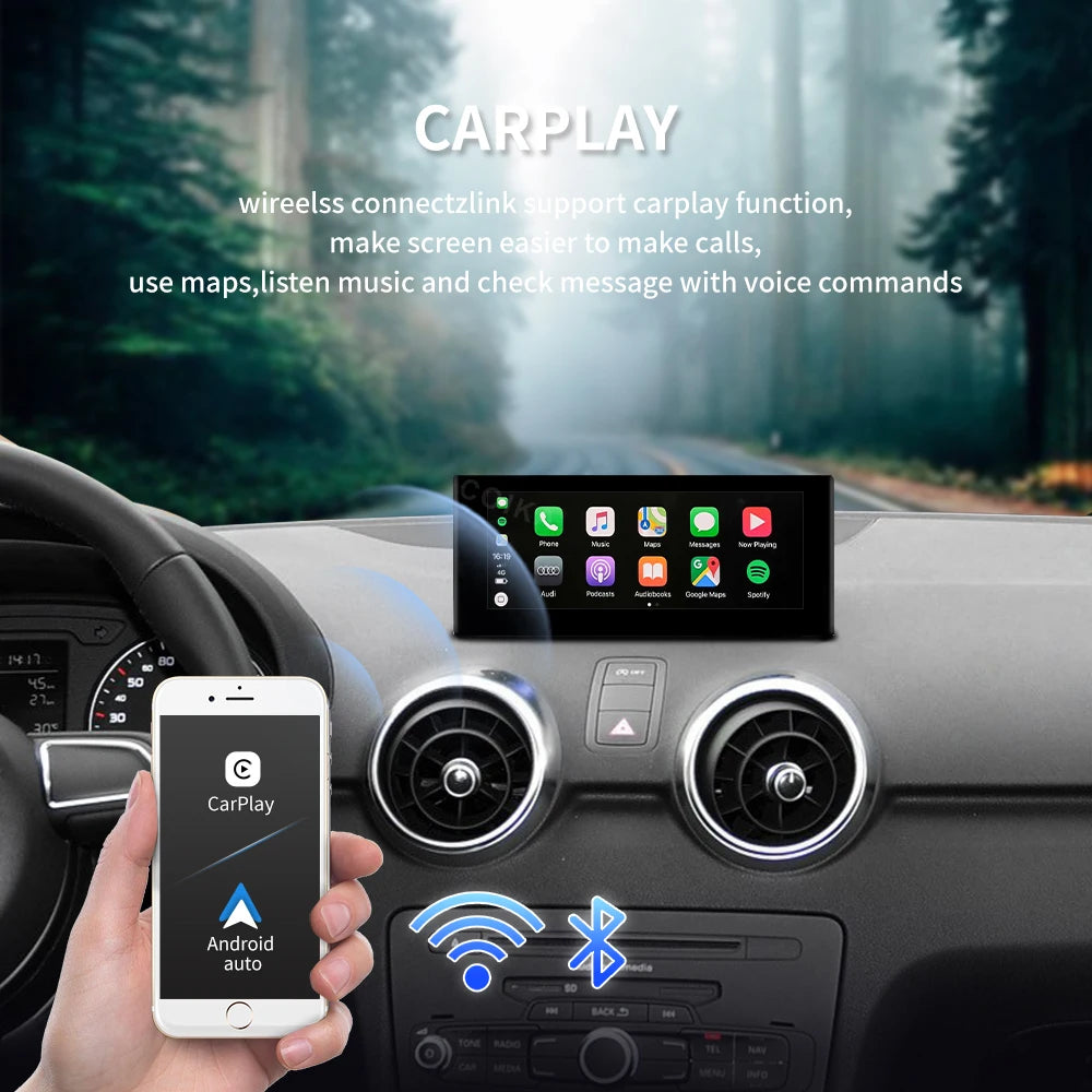 Audi A1 Q2 2013-2019 10,25" Carplay Android auto wireless WIFI GPS Bluetooth AUTM2R3L