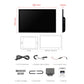 12.5 '' Monitor Poggiatesta per Auto  Android 10.0 Octa Core Touch Screen Lettore Multimediale Portatile con Altoparlante Supporta Video 1080P 2 + 16GB HM127A