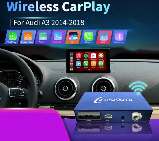 Audi A3 MIB 2014-2018 Wireless Apple CarPlay Android Auto  Mirror Link AirPlay Navigation AUTMA3MIB