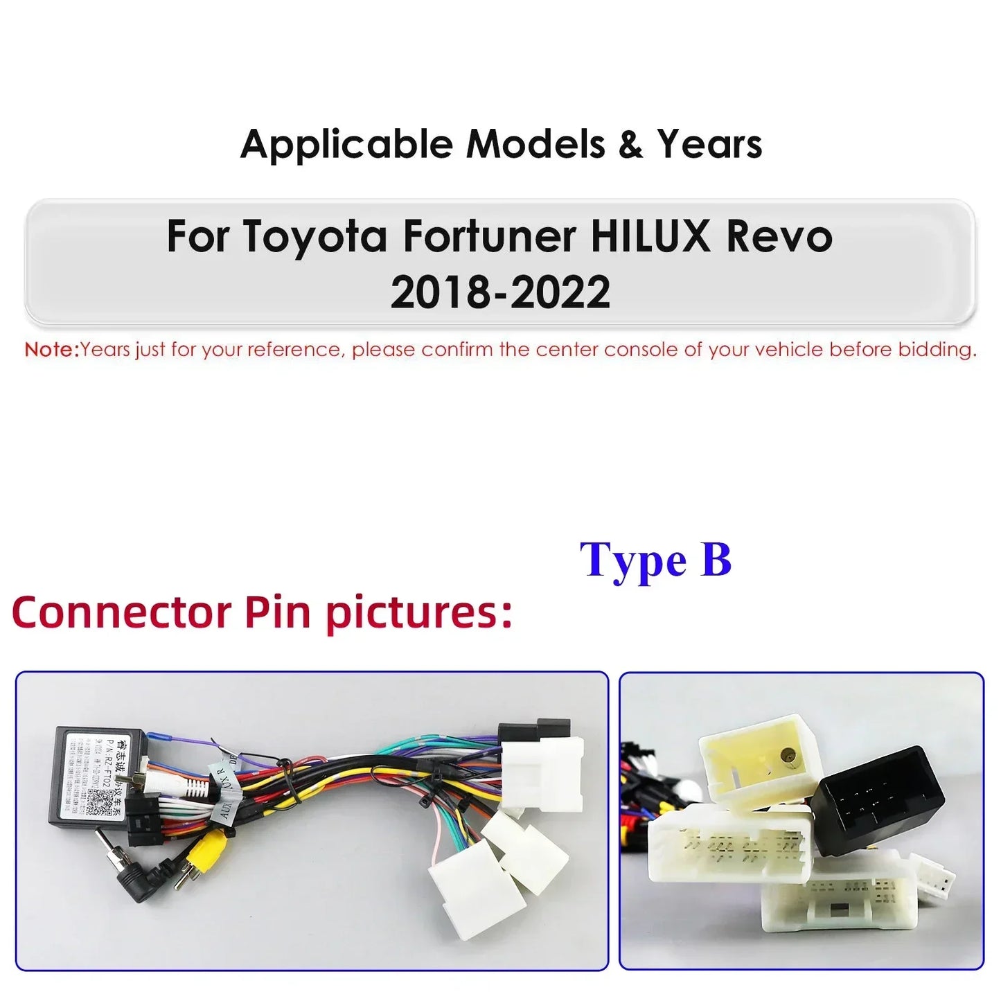 Toyota Fortuner HILUX Revo 2016 -2022  9.7" Android 14 Carplay Android auto wireless wifi bt gps 4g AUTMHXLFT