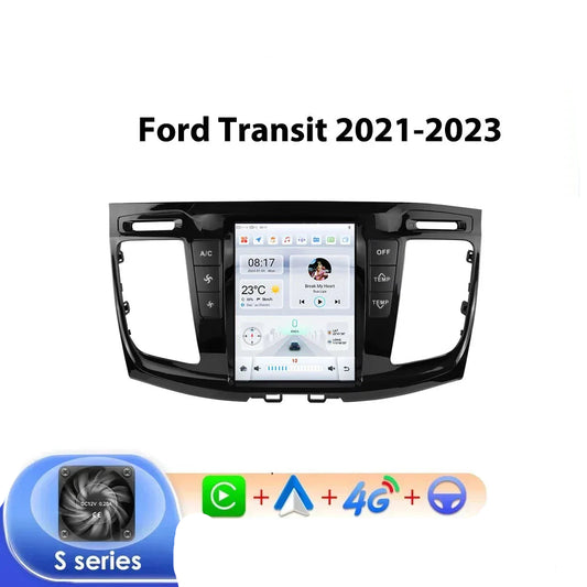 Ford Transit Custom 2021-2023  Android 14 9.7 "  Car Stereo GPS Carplay Android Auto wireless  Multimedia Intelligent Player AUTM7GJT