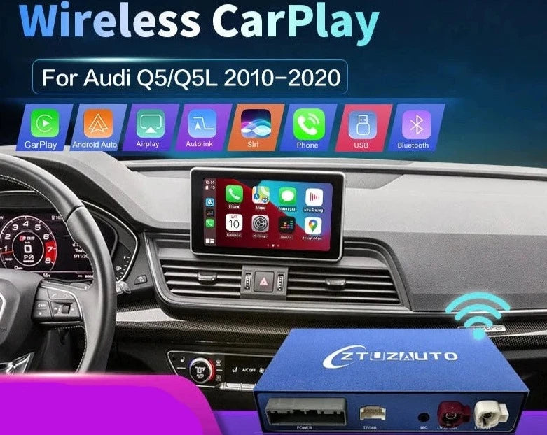 Audi Q5/Q5L  2010-2020 Wireless Apple CarPlay Android Auto Mirror Link AirPlay Navigation GPS AUTMADQ5L