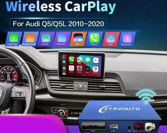 Audi Q5/Q5L  2010-2020 Wireless Apple CarPlay Android Auto Mirror Link AirPlay Navigation GPS AUTMADQ5L