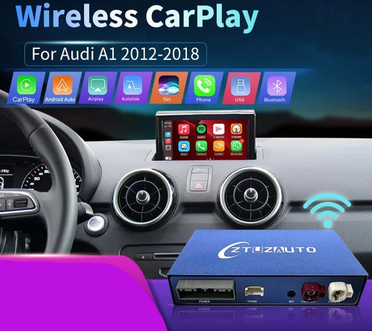 Audi  A1 2011-2018 Wireless Apple CarPlay Android Auto Mirror Link AirPlay Navigation AUTMAUDA18