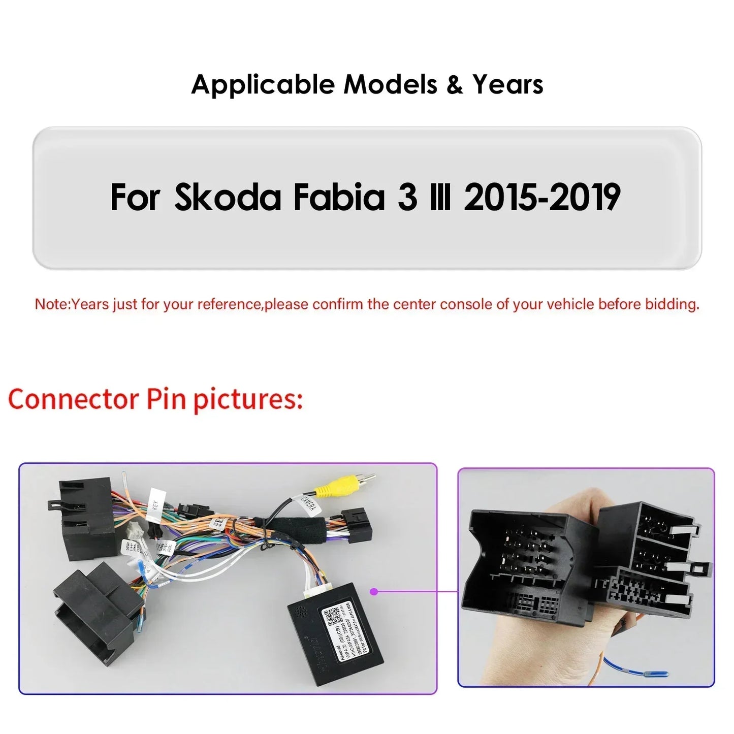 Skoda Fabia 3 III 2015-2019 9" / 10,33" Android 14 Carplay Android auto wireless wifi bt gps 4g AUTMREUR