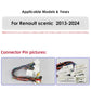 Renault Scenic 2013 - 2024 9,7" Android 14 Carplay Android auto wireless wifi bt gps 4g  AUTMXM05