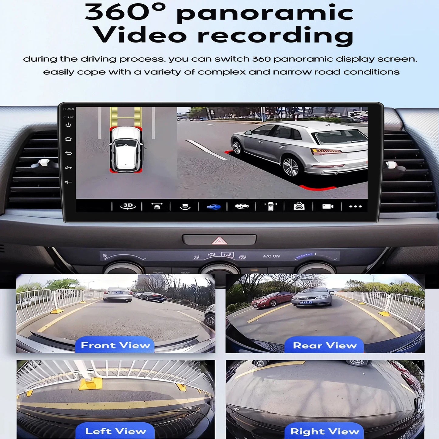 Citroen C4 C-Triomphe Quatre 2004-2014 9,7" Android 14 Carplay Android auto wireless wifi bt gps 4g AUTMZRKL