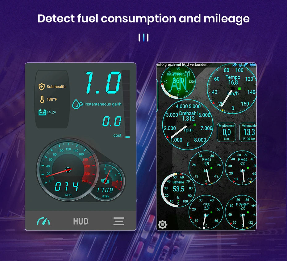 Adattatore OBD2 Scanner   ELM327 Bluetooth   Strumento diagnostico per auto Strumento di scansione per autoradio AUTMOBD20