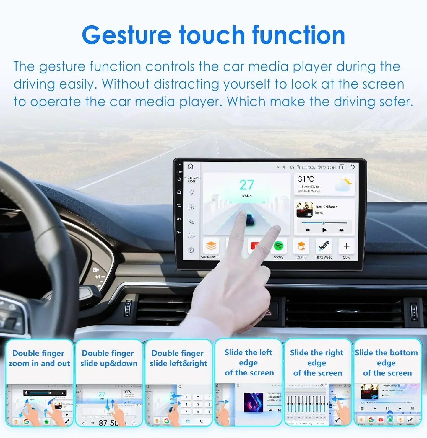 Opel Mokka 1 2012 - 2016 9" Android 14 Carplay Android auto wireless wifi bt gps 4g AUTMXLMQ