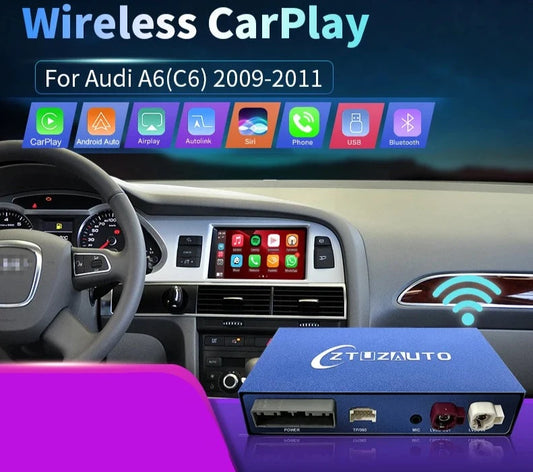 Audi A6 A7 C6 2009-2011 Wireless Apple CarPlay Android Auto  Mirror Link AirPlay Navigation AUTMADA6A711