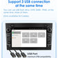 Opel Astra H J 2004 Vectra Vauxhall Antara Zafira Corsa C D Vivaro Meriva 7" Android 14 Carplay Android auto wireless wifi bt gps 4g   AUTMV0E4
