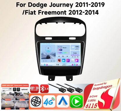 Dodge Journey Fiat Freemont 2011 - 2020 Car Radio wireless CarPlay Android Auto GPS RDS WIFI AUTMFFRDG9