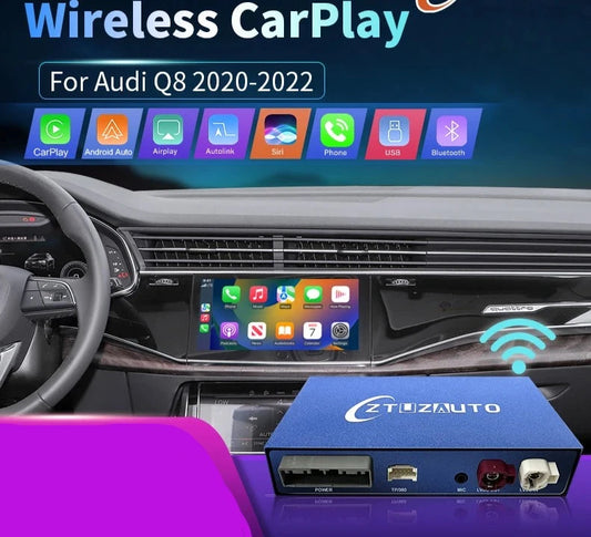 Audi  Q8 MIB3 2020-2022 Wireless Apple CarPlay   Android Auto Mirror Navigation GPS AUTMAUDQ8