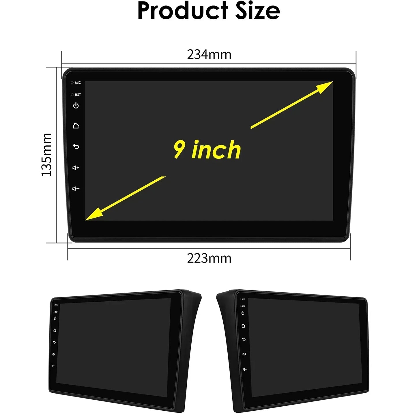 Fiat Ducato Peugeot Boxer Citroen Jumper 2 2006-2022 9" Android 14 Carplay Android auto wireless wifi bt gps 4g  AUTM7UCV