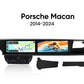 Porsche Macan 2014-2024 Autoradio wireless interattiva a 2 schermi da 12,3 pollici con CarPlay / Android auto wireless  per l'intrattenimento del copilota e del passeggero AUTM9NRU