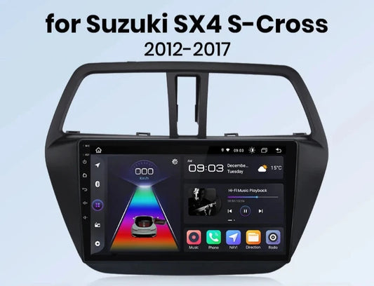 Suzuki SX4 S-Cross 2012 - 2017 Car Radio rds bt wifi gps   wireless CarPlay Android Auto car intelligent systems AUTMSZKX4S