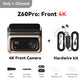 4K Dash Cam Z60 Pro HDR anteriore +posteriore Camera SONY STARVIS2 678 Sensor 5GHz Wi-Fi GPS ADAS 4G DVR AUTMRGSL