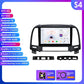 Hyundai Santa Fe 2 2006 - 2012 9" Android 14 Carplay Android auto wireless wifi bt gps 4g  AUTMC8Y7