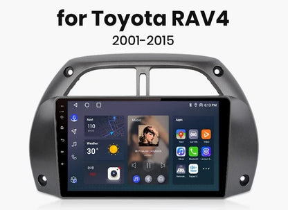 Toyota RAV4 4 2001 - 2015 V1 AI Voice Wireless CarPlay Android Auto Radio RDS WIFI GPS BT 4G Car Multimedia  autoradio AUTMTYTORV4