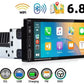 1din 6.86'' Android Car Stereo Radio 2+64G Wireless Carplay Android auto Bluetooth WIFI GPS FM Radio RDS  AUTMRDNV1