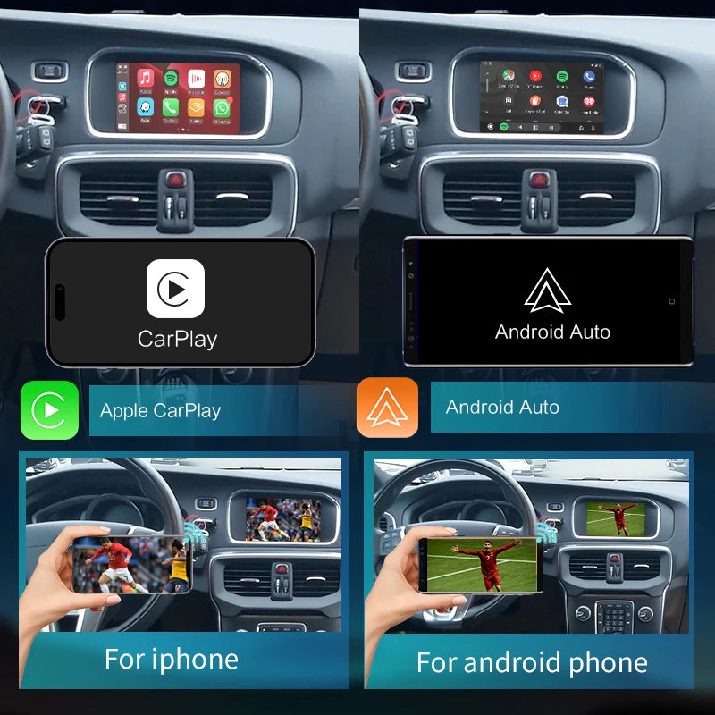 Volvo V40 2015-2019 XC60 S60L 7"  Wireless CarPlay  Android Auto Mirror Link AirPlay  AUTMVVV4XC6