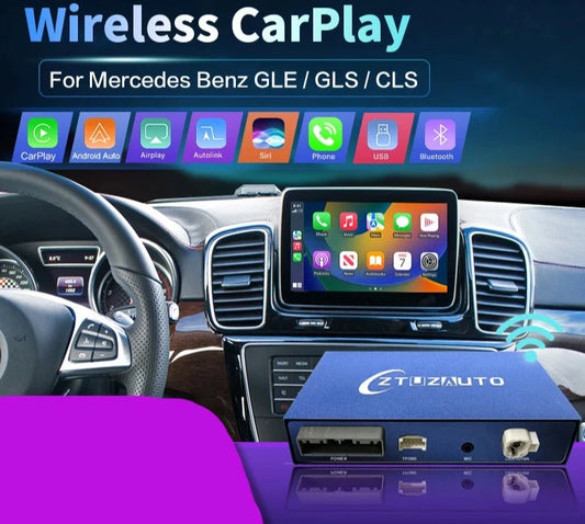 Mercedes Benz GLE GLS CLS 2014-2018 Wireless CarPlay  Android Auto Mirror Link AirPlay GPS AUTMMBGGCS