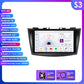 Suzuki Swift 4 2011-2015 9" Android 14 Carplay Android auto wireless wifi bt gps 4g  AUTMSCNB