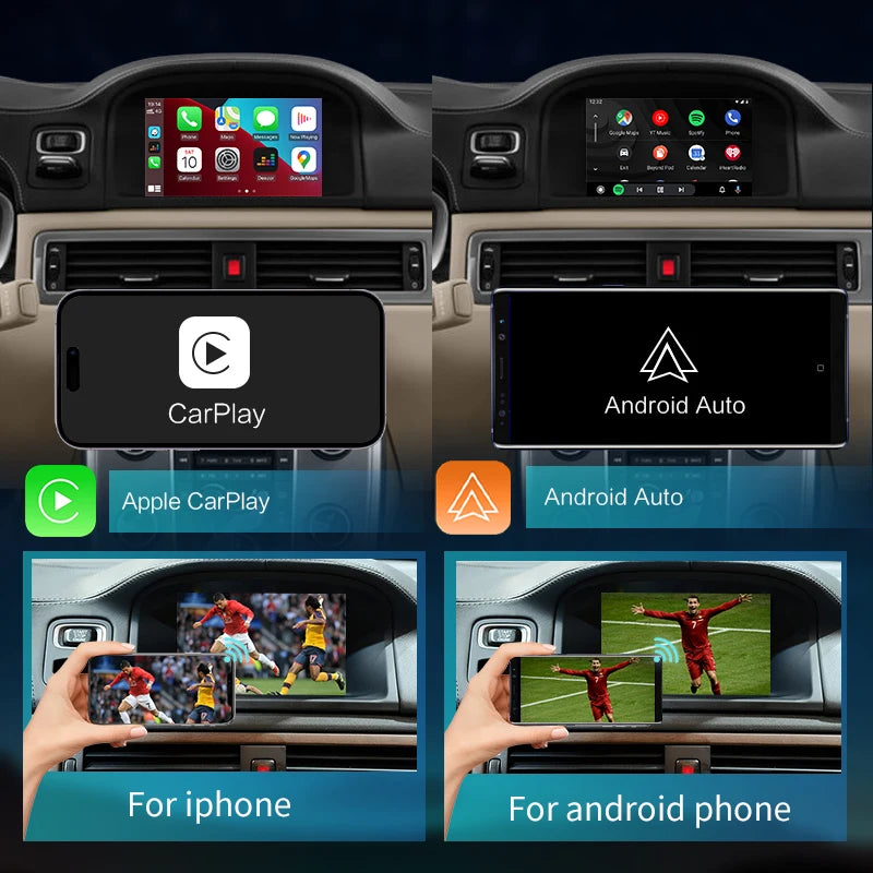 Volvo V40 V60 XC60 S60 S80L dal 2015  Wireless Carplay  Android Auto Ｍodule Mirror Link Display , Camera AUTMVVXSL