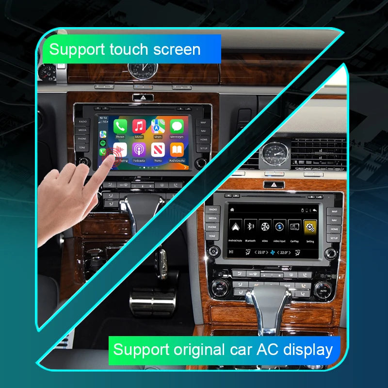 Volkswagen Magotan Tiguan Passat RNS510 Series / Phaeton Wireless Apple CarPlay   Android Auto Mirror Link   AUTMMTPPH