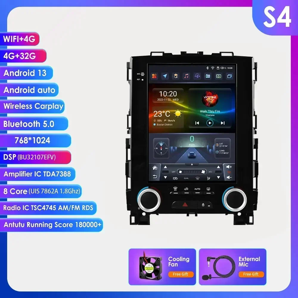 Renault Koleos Megane 4 Samsung SM6 Talisman 2017-2019 9,7" Android 14 Carplay Android auto wireless wifi bt gps 4g  AUTM9IJM
