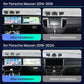 Porsche Macan 2014-2024 Autoradio wireless interattiva a 2 schermi da 12,3 pollici con CarPlay / Android auto wireless  per l'intrattenimento del copilota e del passeggero AUTM9NRU