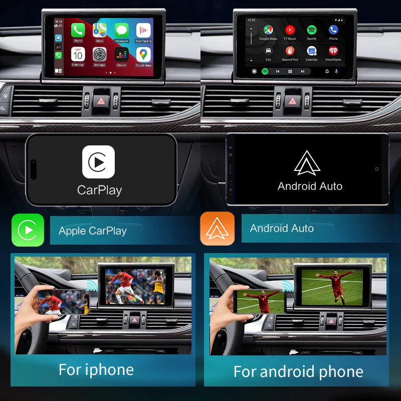 Audi A6 A7 S6 S7 2010-2018 Wireless Apple CarPlay Android Auto Mirror Link AirPlay Navigation AUTMADA6A7S7