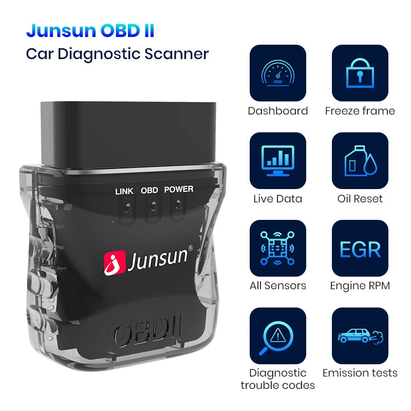 Adattatore OBD2 Scanner   ELM327 Bluetooth   Strumento diagnostico per auto Strumento di scansione per autoradio AUTMOBD20