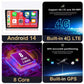 Cartablet 9"  Lancia Delta 2009-2019 Android 14 Carplay Android auto wireless wifi bluetooth navigatore satellitare Europa radio RDS AUTMLNCDT
