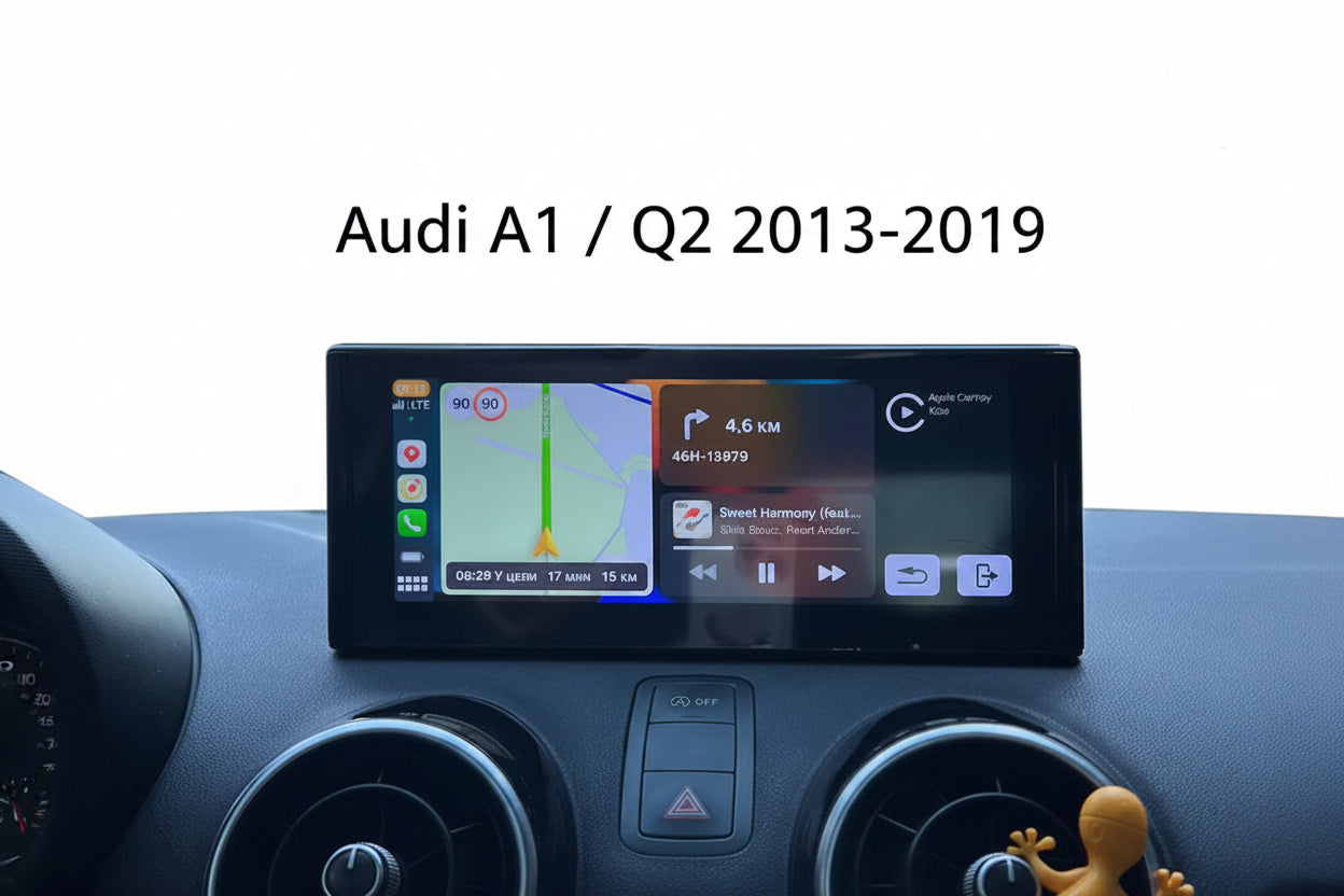 Audi A1 Q2 2013-2019 10,25" Carplay Android auto wireless WIFI GPS Bluetooth AUTM2R3L