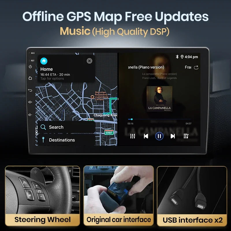 Hyundai i20 2008 - 2014  9" ANDROID 12 wireless CarPlay Android Auto GPS WIFI BT USB AUTMHYIAR