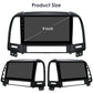 Hyundai Santa Fe 2 2006 - 2012 9" Android 14 Carplay Android auto wireless wifi bt gps 4g  AUTMC8Y7