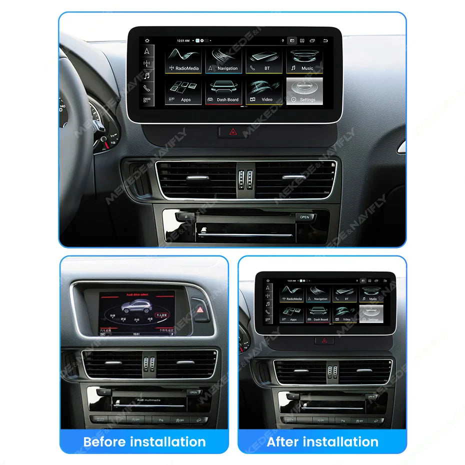 Audi Q5 2009-2016 10,25" Android 14 Wireless CarPlay Android Auto Radio Multimedia 4G DSP Navigatore  AUTM9NRU