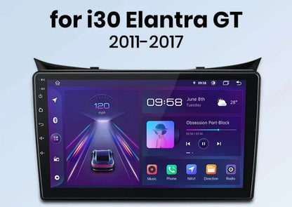 Hyundai I30 Elantra GT 2011-2017  V1pro AI Voice  Carplay Android Auto Radio rds WIFI GPS BT 4G Car Multimedia autoradio AUTMTYTELGT