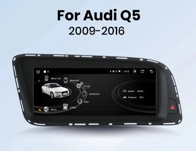 Audi Q5 2009-2016 8,8" Android 14 Wireless CarPlay Android Auto  Radio Multimedia  4G DSP  Navigatore  AUTMJSQ52