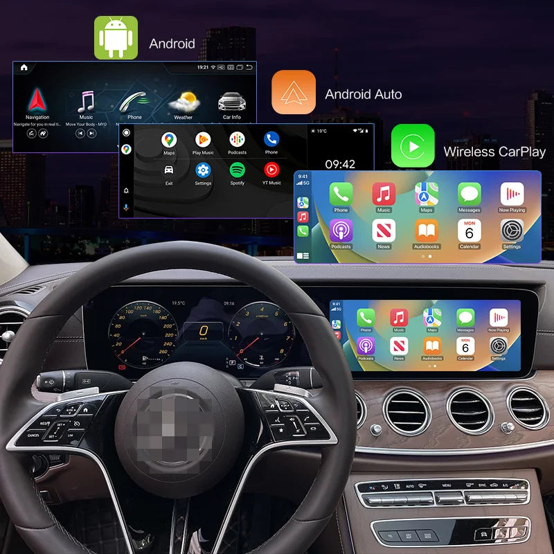 Mercedes NTG 6.0  W118 A180 A200 A45 A63 GLA CLA W176 B200 B180 W117 W213 W206 W222 MBUX Wireless CarPlay Android auto gps AUTMWAGWW