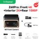 4K Dash Cam Z60 Pro HDR anteriore +posteriore Camera SONY STARVIS2 678 Sensor 5GHz Wi-Fi GPS ADAS 4G DVR AUTMRGSL