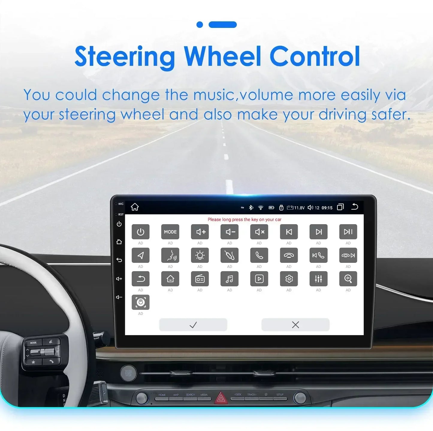 Iveco Daily 2013-2021 Multimedia Video Player GPS Carplay Android Auto wireless AUTM76EA