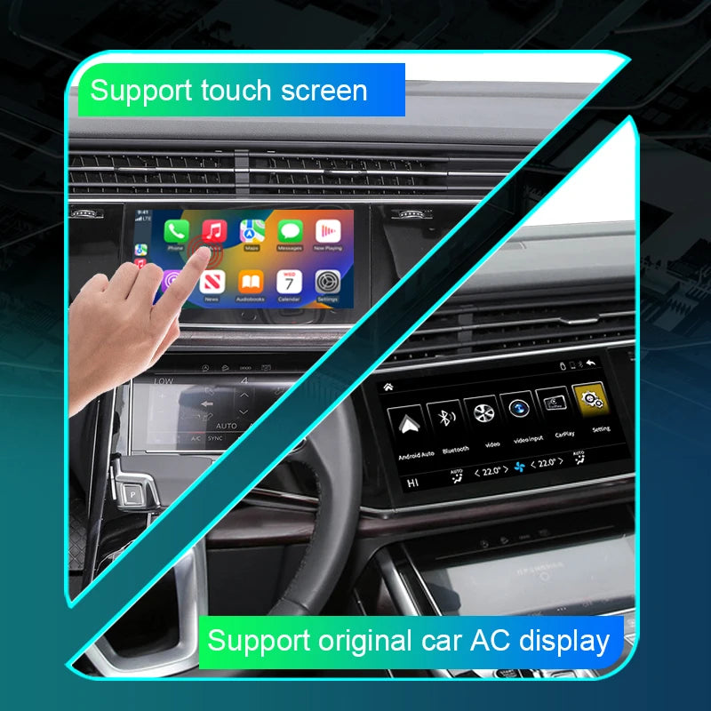 Audi  Q8 MIB3 2020-2022 Wireless Apple CarPlay   Android Auto Mirror Navigation GPS AUTMAUDQ8