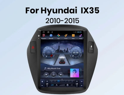 Hyundai Tucson 2 IX35 2010-2015 Tesla Style 9,7" Carplay Android Auto Wireless  Radio RDS WIFI GPS BT  Multimedia AUTMHYDIX35T